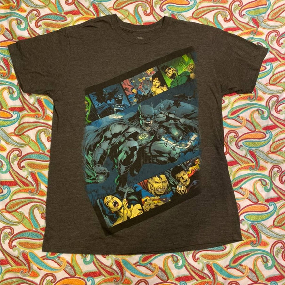 Justice League Comic Strip Style Shirt - Picture 1 of 2